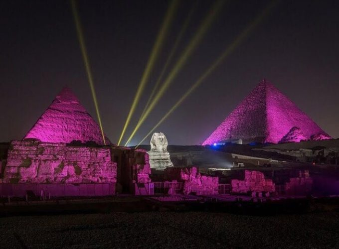 Sound and Light Show at the Pyramids with Dinner